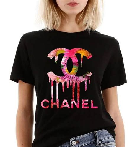 chanel t shirt dames|authentic chanel t shirt.